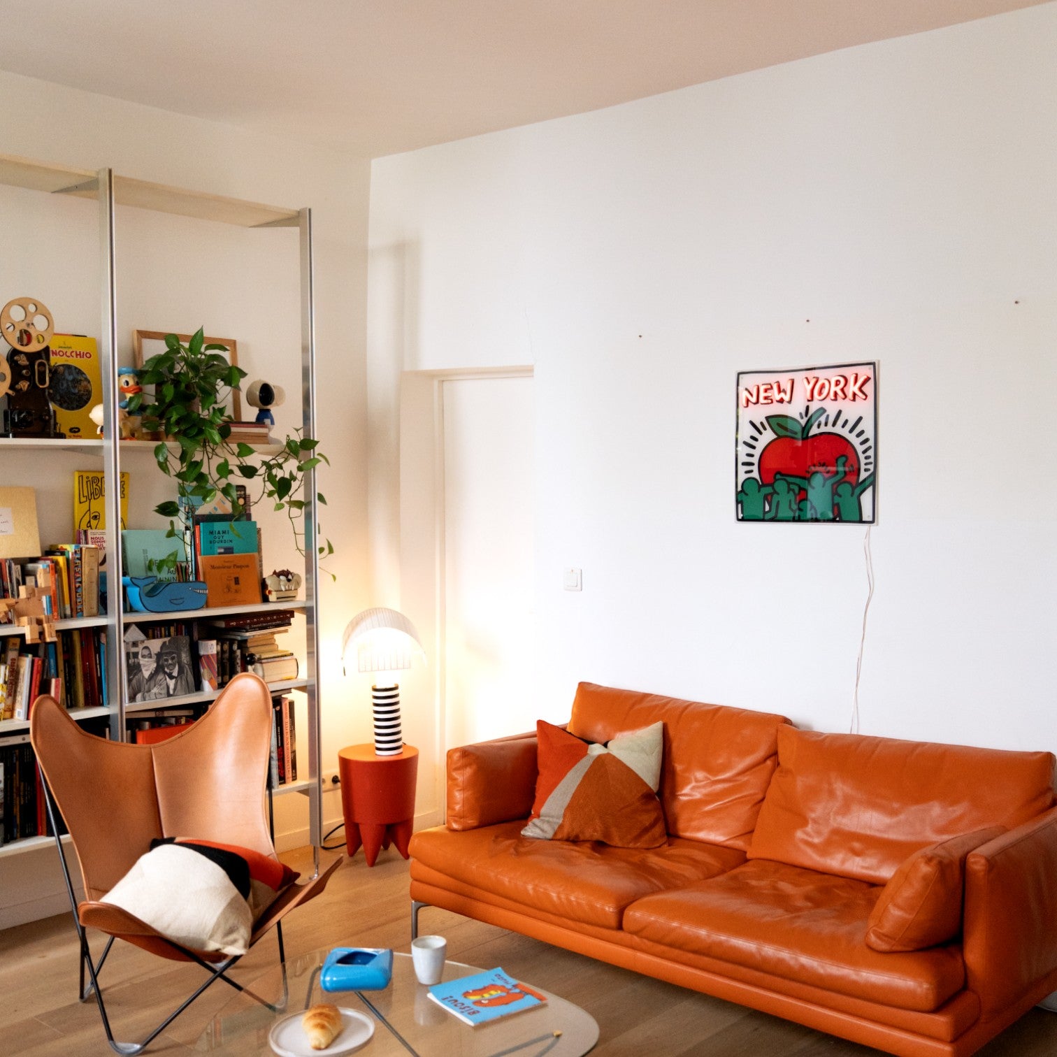 New York Yellowpop x Keith Haring, neon LED sign